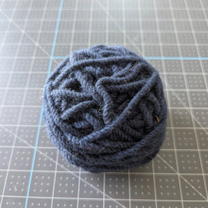 100% New Zealand Wool Macrame & Weaving Yarn - Deep Blue - 4oz Cake